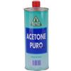 Tre Pini Acetone puro Tre Pini ottimo solvente per nitro-cellulose resine 1 litro