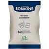 Caffè Borbone Accessori COMPOSTABILI 300 pezzi Caffè Borbone Bicchierini + Palette + Zucchero