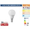 V-TAC VT-1880 LAMPADINA LED E14 4.5W BULB P45 MINIGLOBO SMD