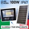Royal+ / Jortan / Shunjiuboy FARO AD ENERGIA SOLARE A LED CON PANNELLO 50W/100W/200W/400W/800W FARETTO LITIO+