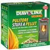 Diavolina pellet spazzacamino 1,5 Kg pulitore stufa caldaia stufe canna fumaria