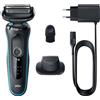 Braun Series 5 51-M1200s Rasoio Trimmer Nero, Blu