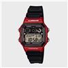 Casio Orologio digitale unisex Casio AE-1300WH-4A - Design rosso audace con resiste...