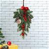Ghirlanda di Natale capovolta da appendere all'albero di Natale per ufficio