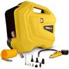 PowerPlus 10428 Compressore 10428-Compressore Portatile-1100 W-Funziona su 230 V-Pressione 8 Bar
