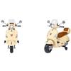 GLOBO 39985 Moto elettrica SPIDKO Vespa Gts Super Sport Crema