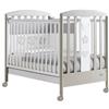 Pali Lettino infanzia BIRILLO (132x72x103cm) Tortora e Bianco 25520
