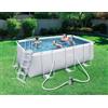 Bestway Piscina fuoriterra rettangolare rigida con pompa filtro scaletta 412x201x122H