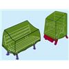 FRASCHETTI TELO COVER COPERTURA DIVANO TAVOLO POLTRONE SET PEZZI 3 ARREDO GIARDINO