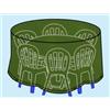 FRASCHETTI TELO COVER COPERTURA PER TAVOLI TONDI CON SEDIE CM.Ø 193xH89 ARREDO GIARDINO