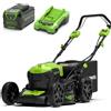 GreenWorks TOSAERBA RASAERBA GREENWORKS GD40LM46SP SEMOVENTE 40V CON KIT BATTERIA 4Ah