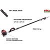 SHINDAIWA PT262S POTATORE AD ASTA TELESCOPICA EURO2 ALTEZZA MAX 3.7MT IL TOP