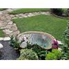 GIARDINI Laghetto da Giardino in Vetroresina Polinesia 140x80x45 Litri 200