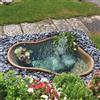 GIARDINI Laghetto in Vetroresina Caraibi da Interrare cm 157x102x38 Litri 260