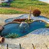 OGOMONDO Laghetto da Giardino in Vetroresina Modello Laguna cm 350x220xh 60