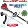 Honda Decespugliatore Multifunzione a Scoppio 4 Tempi HONDA 35cc VERSATOOL UMC435E LA