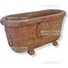 FratelliVagnoni Vaso fioriera cm 80 cassetta ovale in terracotta toscana made in italy originale