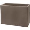 Teraplast FIORIERA RETTANGOLARE COLORE CAPPUCCINO 100X40 CM H 40 MOD. SCHIO CASSA