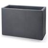 Teraplast FIORIERA RETTANGOLARE COLORE ANTRACITE 100X40 CM H 40 MOD. SCHIO CASSA