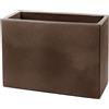 Teraplast FIORIERA RETTANGOLARE COLORE BRONZO 100X40 CM H 40 MOD. SCHIO CASSA