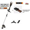 WORX 40V WG186E.1 DECESPUGLIATORE TRIMMER SCEGLI LA TUA COMBINAZIONE