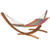 bizzotto Amaca Con Supporto In Legno Struttura 316x120xH125 Cm Bizzotto Righe Multicolore