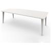 Keter Tavolo Allungabile Da Esterno 240 cm In Resina Con Doghe Bianco Opaco Lima Keter
