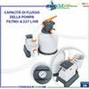 Intex Pompa Filtro a Sabbia per Piscina Flow Clear 8.327 LT/H Bestway-58499