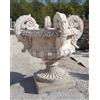 Mondo artistica VASO CALICE ORCIO FIORIERA PER PIANTE DA GIARDINO ESTERNO IN CEMENTO MARMO H80CM