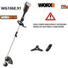 WORX 40V WG186E.1 DECESPUGLIATORE TRIMMER SCEGLI LA TUA COMBINAZIONE