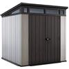 Keter Casetta Da Giardino In Resina 214x218x226H Cm Artisan 7x7 Grigio Keter