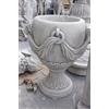 Mondo artistica VASO CALICE ORCIO FIORIERA PER PIANTE DA GIARDINO ESTERNO IN CEMENTO MARMO 85 CM
