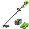GreenWorks DECESPUGLIATORE A BATTERIA 40V GREENWORKS GD40BC SOLO MACCHINA O BATTERIA 2/4Ah