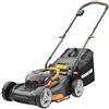 WORX WG743E RASAERBA TAGLIAERBA A BATTERIA COMPLETO DI TUTTO E 2 BATTERIE 4 AH