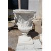 MONDO ARTISTICA SRL N° 2 VASI VASO CALICE POMPEIANO MEDICEO PER PIANTE H 85 CM DA ESTERNO IN CEMENTO