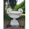 Mondo artistica VASO CALICE ORCIO FIORIERA PER PIANTE DA GIARDINO ESTERNO IN CEMENTO MARMO H80CM