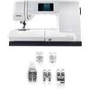 PFAFF EXPRESSION 710 SPECIAL EDITION + KIT 5 PIEDINI CUCIRE DOPPIO TRASPORTO IDT