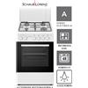 SCHAUB LORENZ CUCINA 50x50 BIANCA FORNO ELETTRICO CL.A LUCE ACCENSIONE SCHAUB LORENZ SS450EW
