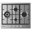 CANDY CHG6D4WX PIANO COTTURA A GAS METANO/GPL 4 BRUCIATORI 60 CM IN ACCIAIO INOX