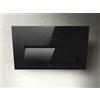 ELICA BLOOM BL/A/85 CAPPA PARETE ASPIRANTE TOUCH CONTROL CAPACITIVO VETRO NERO