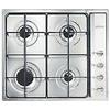 Smeg S64S Piano di cottura da incasso 60 cm inox 4 Fuochi Comandi Laterali