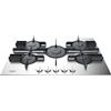 HOTPOINT ARISTON FTGHL 751 D/IX/HA PIANO COTTURA 5 BRUCIATORI 75 CM SOLO METANO