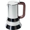 Alessi Caffettiera Espresso ALESSI 9090/M in Acciaio Inox 18/10 10 Tazze INDUZIONE Moka