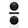 Lg Lavasciuga 12 + 10 Kg WASHTOWER WT1210WWF AI DD White e Black classe AC 1400gir