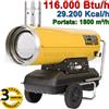 Master Generatore Aria Calda a Gasolio MASTER Cannone Diesel 34kW 116.000 Btu/h BV 110