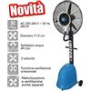 CFG VENTILATORE NEBULIZZATORE CFG LIBECCIO 49 MIST FAN ESTERNO BAR MARE LOCALE ev062