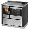Cadel Cucina A Legna Da Incasso 7,5 Kw Kook 90 Cadel Antracite Con Ventilazione E Luce