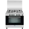 GLEM GAS AN965MI6 CUCINA 90X60 5 FUOCHI FORNO ELETTR. VENTILATO MULTIFUNZIONE