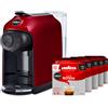 Lavazza A Modo Mio Idola Rosso Macchina Caffè + 180 Caps Qualità Rossa Incluse