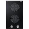De'Longhi DE LONGHI NSL230NC PIANO COTTURA GAS INCASSO 30 CM 2 FUOCHI VETROCERAMICA NERO